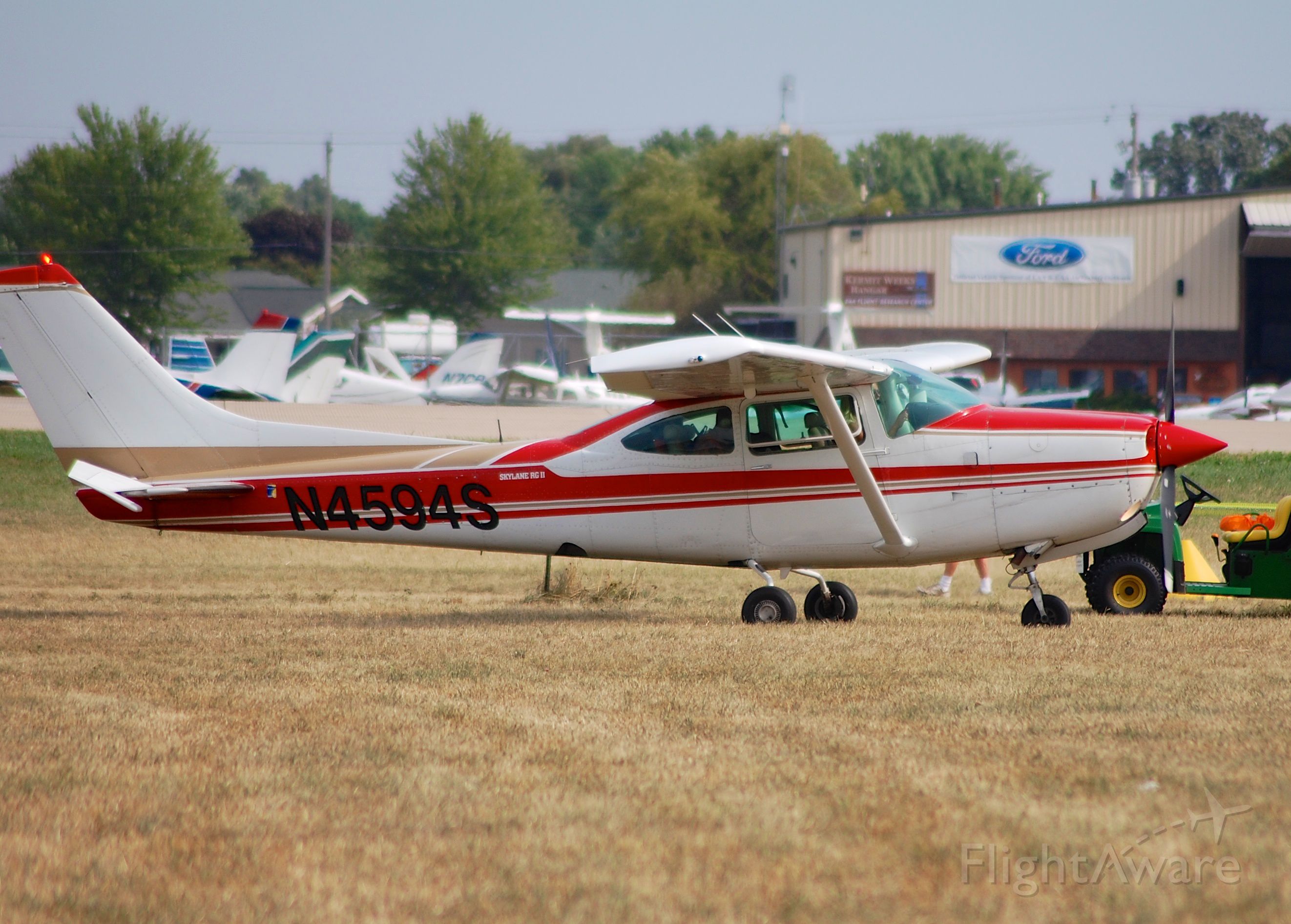 Cessna Skylane RG (N4594S) - Taxiing for departure at EAA Airventure/Oshkosh on 25 July 2012.