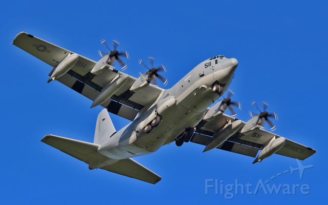 Lockheed C-130 Hercules (16-6511) - usm kc-130j 166511 on approach to rwy24 at shannon 17/8/15.