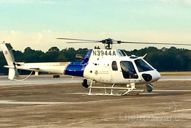 Eurocopter AS-350 AStar (N3944A) - On the ramp at Mobile Downtown Airport AKA Brookley Aeroplex