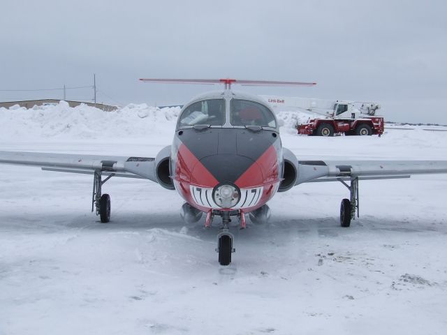 Canadair CL-41 Tutor (11-4171) - Canadian Forces Engineering and Test Establishment, Cold Lake, Alberta, enroute to Thunder Bay, Ontario. CT-114 Tutor. 26 Jan 2011.