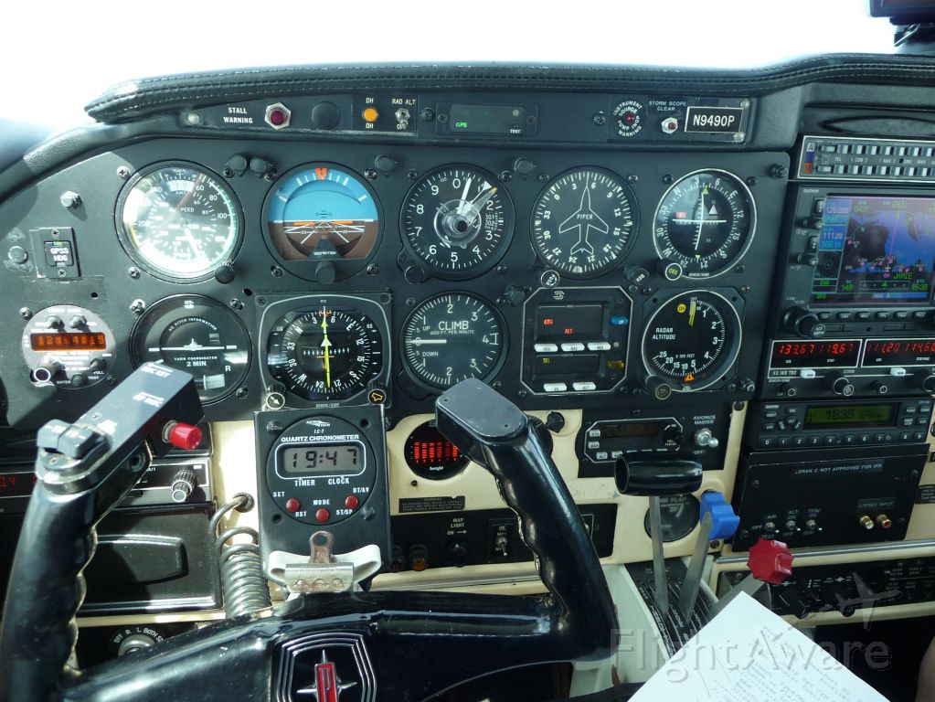 Piper PA-24 Comanche (N9490P) - Over Norfolk
