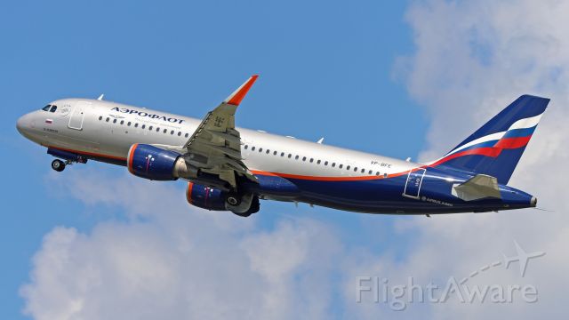 Airbus A320 (VP-BFE) - Photo taken on June 27, 2021.