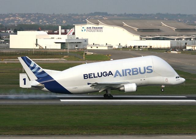 SATIC Super Transporter (F-GSTA) - Airbus A300B4-608ST Beluga, Toulouse Blagnac Airport (LFBO-TLS)