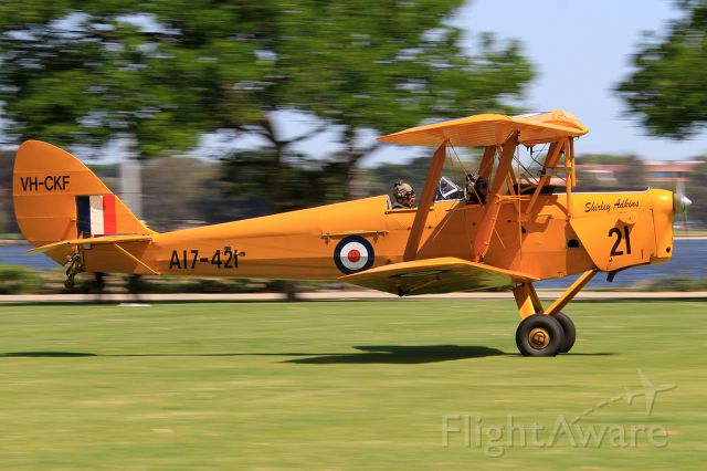 OGMA Tiger Moth (VH-CKF) - 2015 Langley Park Fly In, Perth City, Western Australia