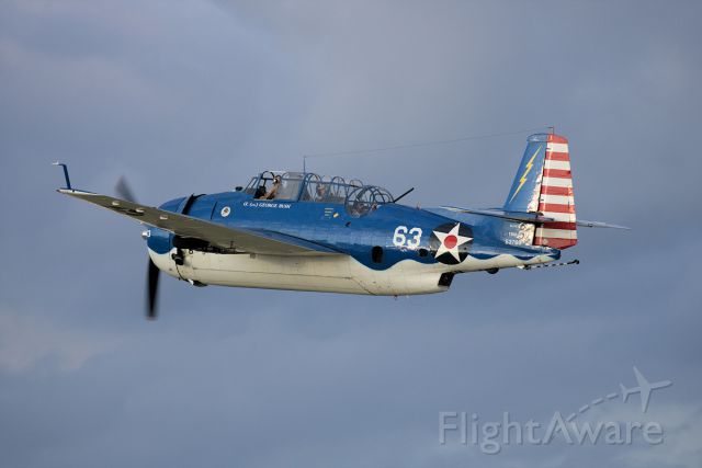 Grumman AA-5 Tiger (N683G) - Grummand TBM-3E, painted in the colors of Lt George Bush at EAA AirVenture 2018.