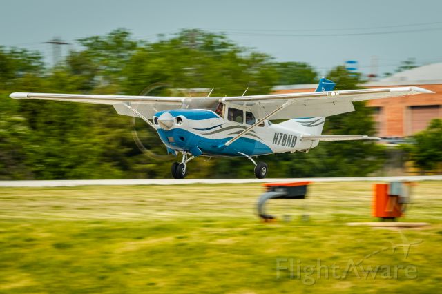Cessna 206 Stationair (N78ND) - A Cessna T206H landing at Heritage Field (KPTW)