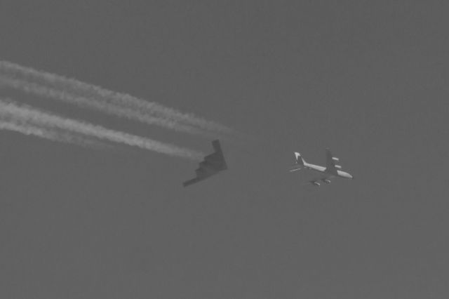Northrop Spirit — - taken in central Minnesota I had to convert the photo to black and white because of how grainy the shot looked after cropping it. 
