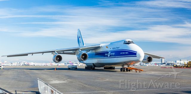 Antonov An-124 Ruslan (RA-82079) - South side of LAX off Imperial, parked at the Flight Path Museum. Love these giants!!