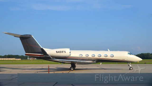 Gulfstream Aerospace Gulfstream IV (LXJ451) - N451FX/LXJ451 seen at Cuyahoga County Airport. Delivery date 6/23/15. Please look for more photos on OPShots.net