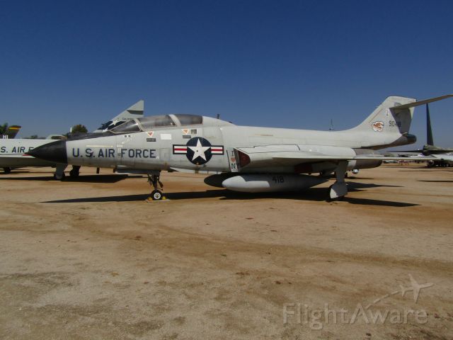 N59418 — - A McDonnell F-101B "Voodoo" on display at March Field Air Museum.