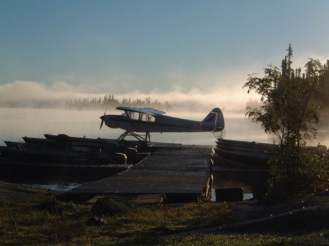Piper L-21 Super Cub (N4470Z) - The beginnings of another great day.