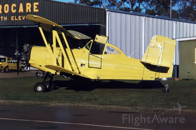 VH-FBA — - GRUMMAN G-164 - AG-CAT - REG : VH-FBA (CN 397) - GRIFFITH NSW. AUSTRALIA - YGTH 26/6/1988