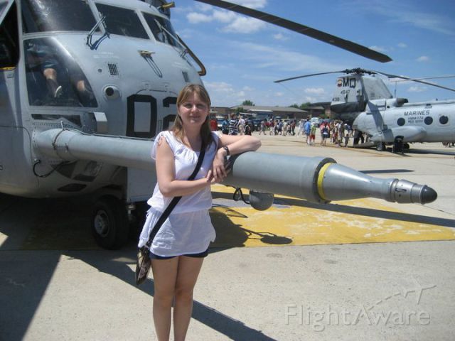 Sikorsky MH-53E Sea Dragon — - Marn in front of a Sikorsky CH-53E Super Stallion at the Joint Services Open House 2011 held on Andrews Air Force Base.