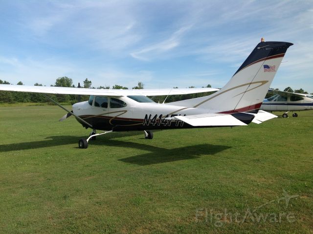 Cessna Skylane RG (N414FH) - Beautiful summer afternoon at Basin Harbor, Vermont