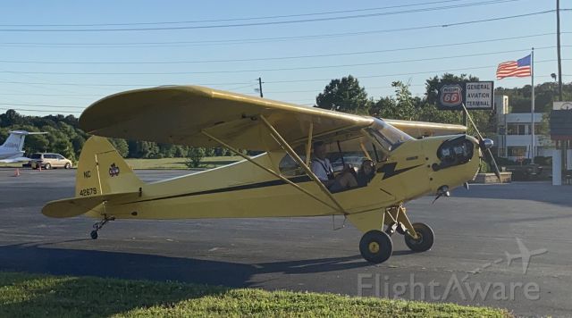 Piper NE Cub (N42679) - The first flight in our new airplane!!