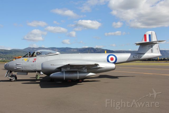 GLOSTER Meteor (VH-MBX) - Gloster Meteor F.8br /s/n G5/361641.br /Manufactured in 1949, UK.br /Photo: 05.05.2013
