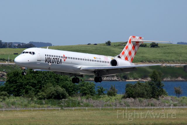 Boeing 717-200 (EC-LQS) - Arrival from Ibiza!