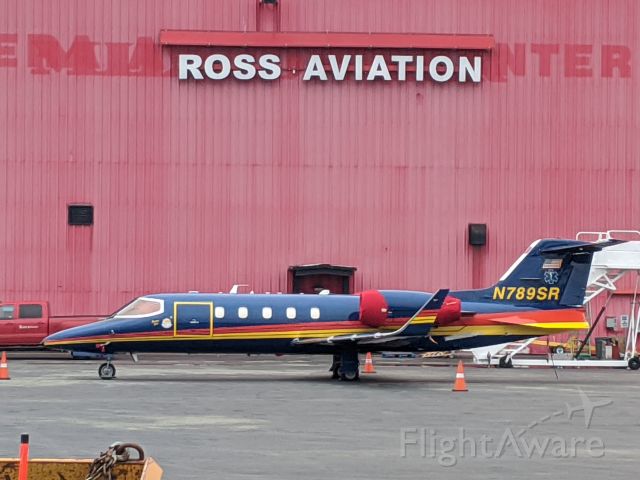 Learjet 31 (N789SR) - North Slope Borough Lear Jet at Ryan Air terminal, Anchorage International Airport