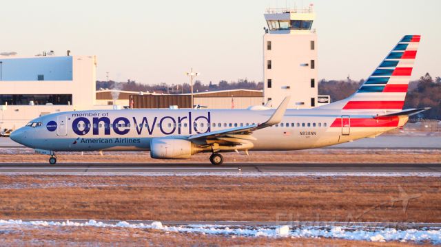 Boeing 737-800 (N838NN) - Oneworld departing for CLT.. 1/31/2021