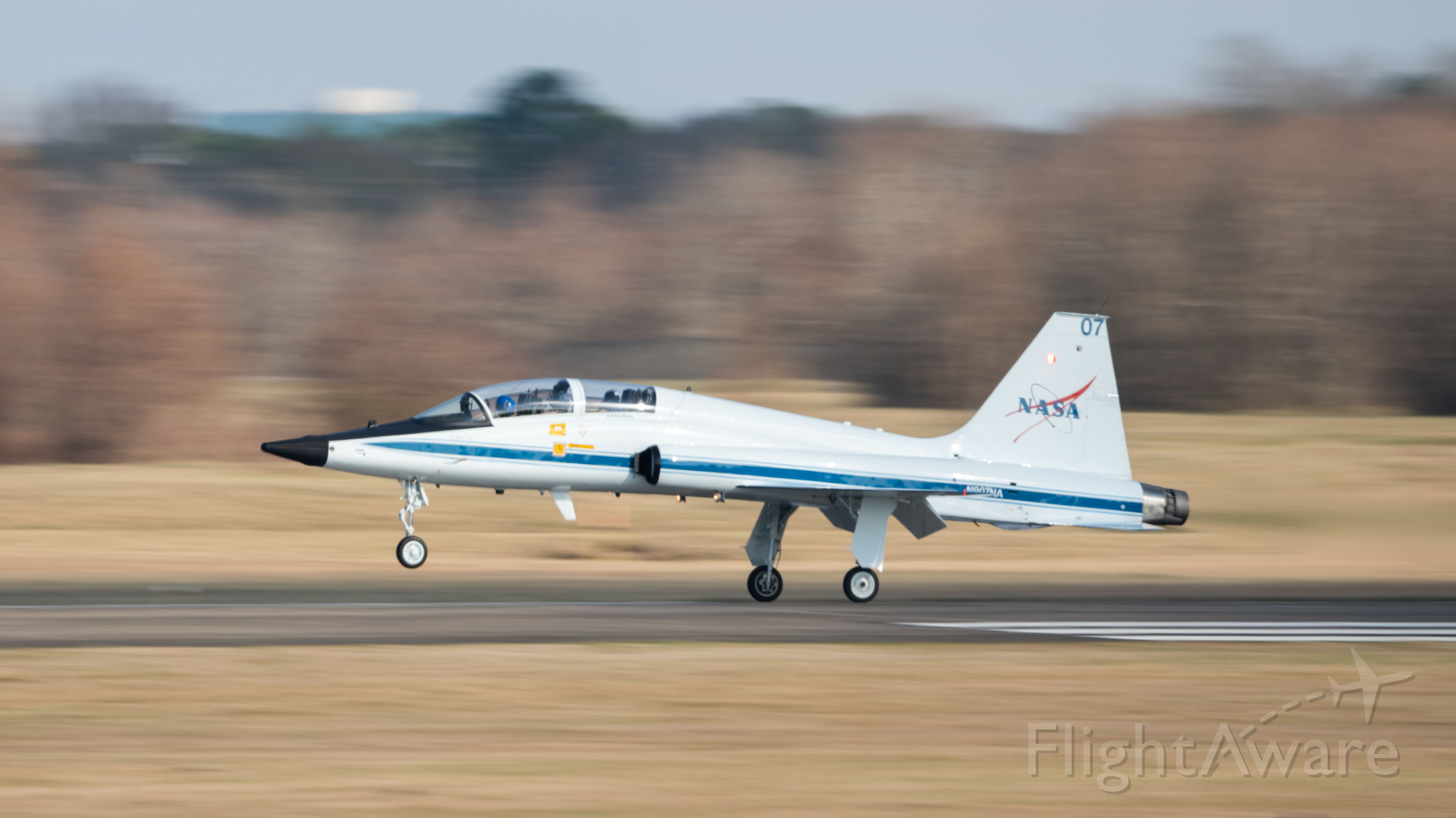 Northrop T-38 Talon (N907NA) - Astronaut Jessica Meir conducts some flight training at KEFD on 2/18/2021