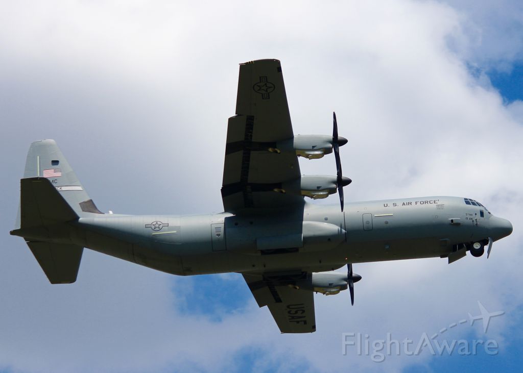 Lockheed C-130 Hercules (14-5788) - At Shreveport Regional.  Super Hercules