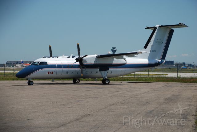 de Havilland Dash 8-200 (C-GCFK) - Nav Canada Calibration aircraft visiting from Ottawa.  Here at Pearson July 15/08.