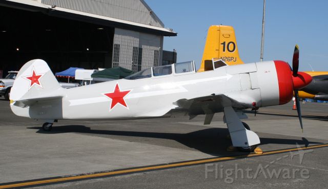 NX25YK — - YAK-11 at McChord AFB AirExpo 7-20-2008.