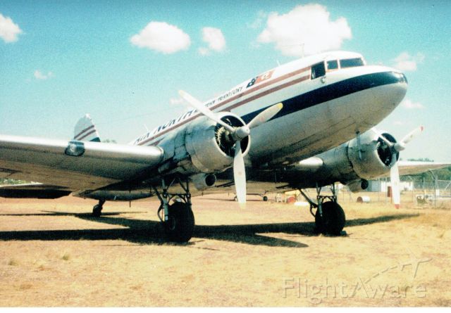 Douglas DC-3 (VH-MMA) - Air North DC-3 at Jabiru on a charter in July 1989.