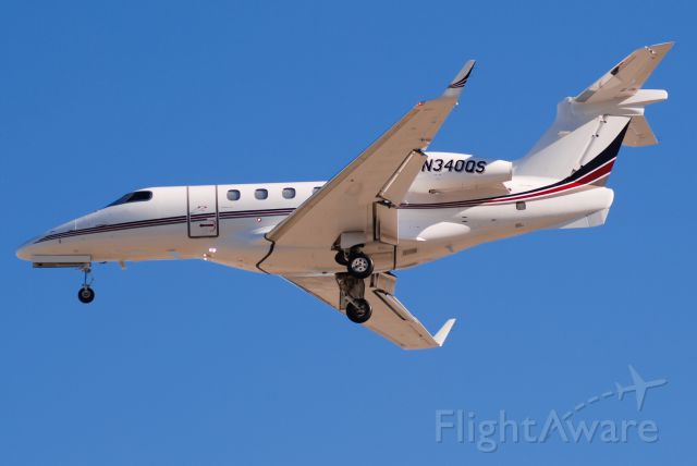 Embraer Phenom 300 (N340QS) - N340QS a new plane for this Netjets registration. Formerly worn by a Citation.