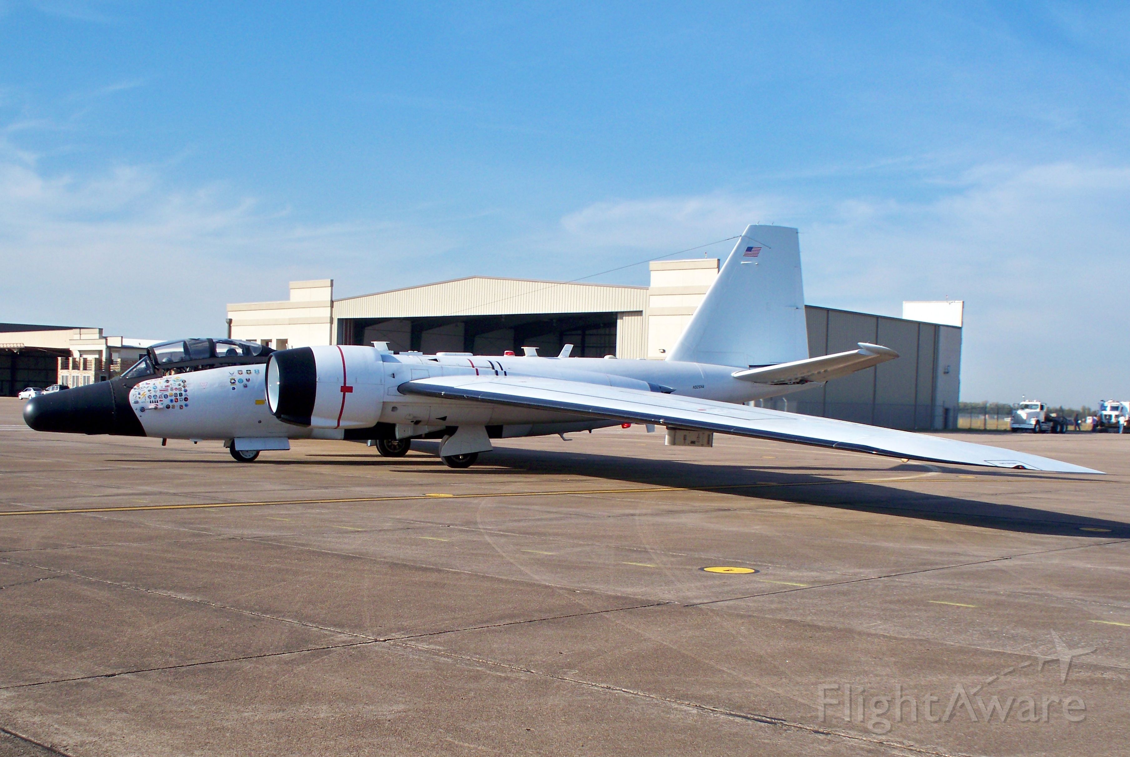 Martin WB-57 (N926NA) - On the NASA ramp, this WB-57F is getting ready for a mission.