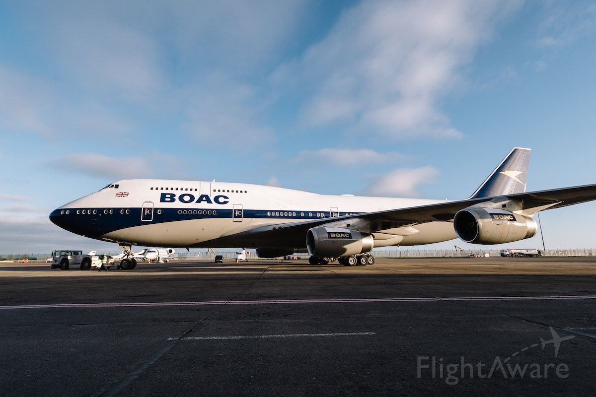 Boeing 747-400 (G-BYGC) - The first ever BAW Retro 747 coming out of the paint shop in Dublin. Stunning.