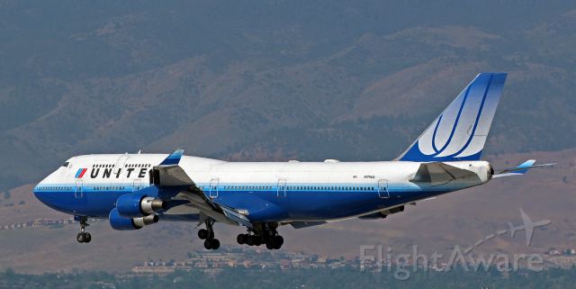 Boeing 747-400 (N174UA) - "Flashback" Photo: 2014  ~~br /br /United's N174UA was wfu on 26 Oct 2017 and is now stored at Victorville.