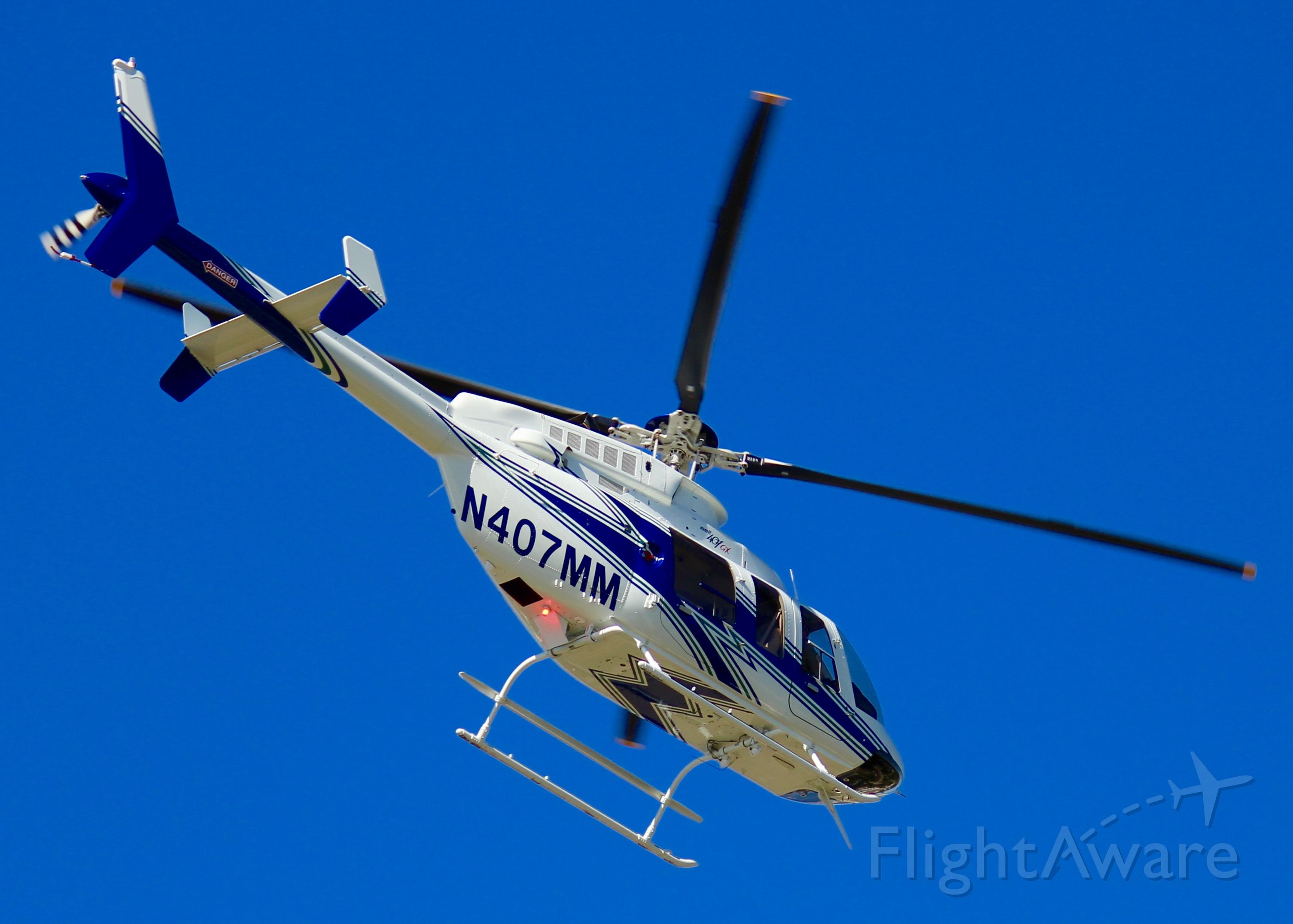 Bell 407 (N407MM) - At Shreveport Regional.