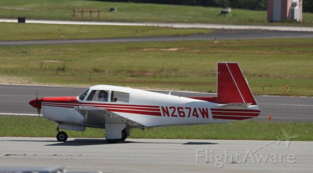 Mooney M-20 (N2674W) - Just landed, beautiful aircraft