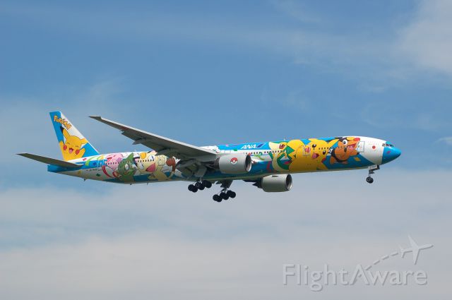 BOEING 777-300 (JA754A) - Boeing 777-381 Pokemon