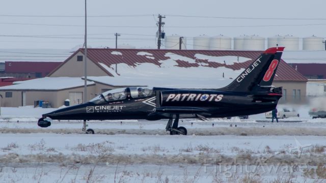 Aero L-39 Albatros (N639PJ) - Patriots Jet Team Cinejet. A modified L-39 with a film camera stuck to the nose, used for filming Top Gun Maverick and now Devotion.