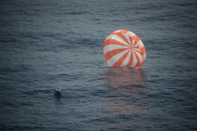 — — - SpaceX Dragon Splash Down October 28, 2012