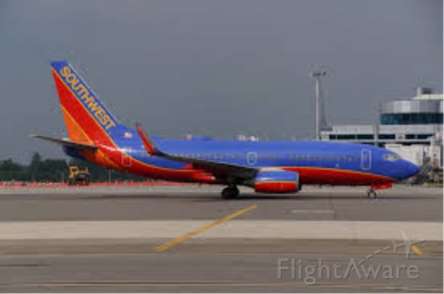 Boeing 737-800 (N8634A) - Sorry, a little blurry... br /br /Southwest Airlines Boeing 737-800 taxing to gate at Los Angeles International Airport in Los Angeles/El Segundo CA. (Flight from Kansas City International Airport in Kansas City, KS).