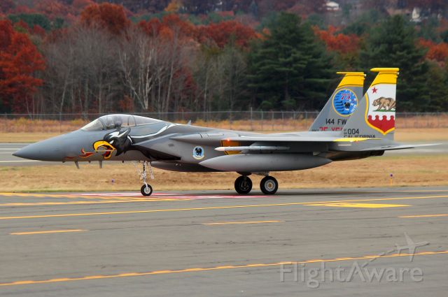 McDonnell Douglas F-15 Eagle (84-0004) - The Fresno, CA ANG 'Griffins' of the 194th FS of the 144th Fighter Wing. The special paint scheme celebrates the 75th Anniversary of the 144th Fighter Wing of the California ANG.