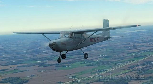 Cessna Skyhawk (N6323E) - N6323E over Wisconsin 