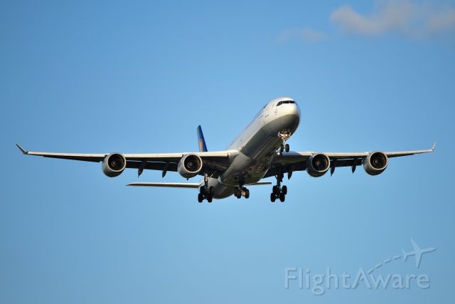 Airbus A340-600 (D-AIHT) - 28-C 06-11-19 ON SECOND ATTEMPT