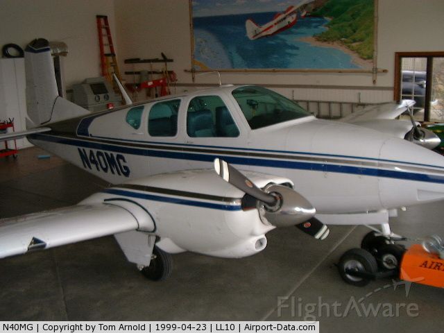 Beechcraft Travel Air (N40MG) - Travelair in our old hanger at NaperAero