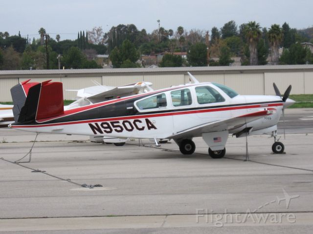 Beechcraft 35 Bonanza (N950CA) - Parked at Fullerton