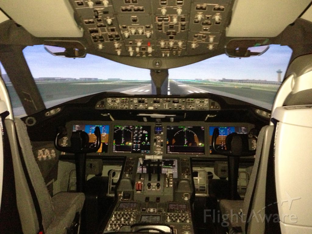 Boeing 787-8 — - Inside a Boeing787 Simulator