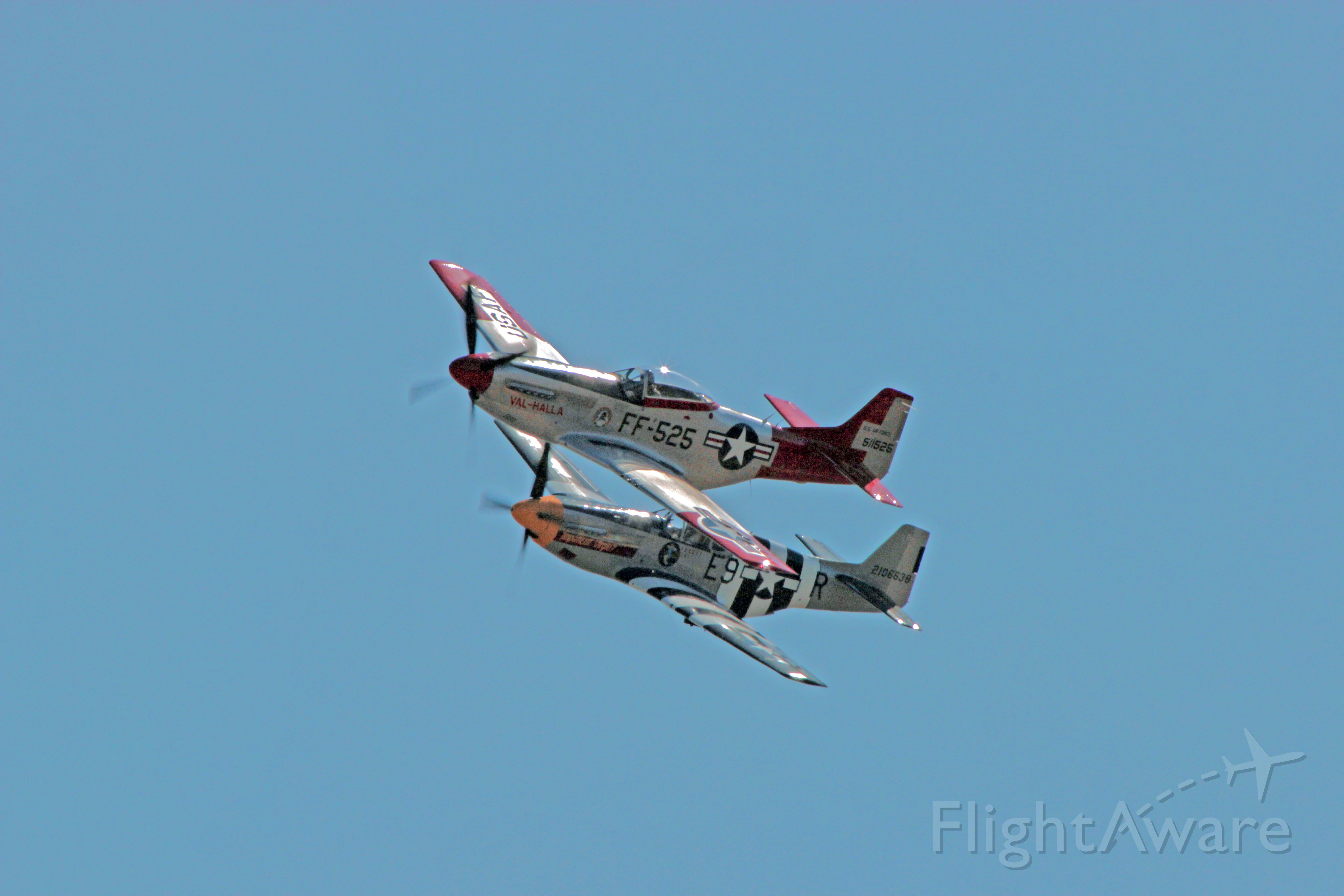 North American P-51 Mustang (N151AF) - Making a second pass at Vintage aircraft weekend at Paine Field.