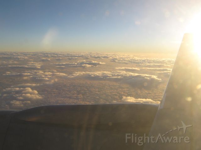 Airbus A319 — - Sunrise over Virginia on the way in to KDCA from KTPA