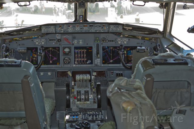 16-4406 — - Flight deck of the Navys E-6B aircraft at Tinker AFB.