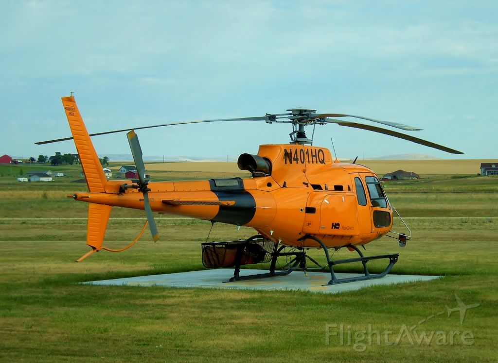 Eurocopter AS-350 AStar (N401HQ) - Grangeville, Idaho, July 28, 2014.