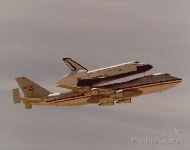 Boeing Shuttle Carrier (N905NA) - NASA905 Challenger, July 4, 1982 - Edwards