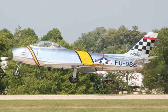 North American F-86 Sabre (N188RL) - Wings Over Waukesha Air Show, 2013